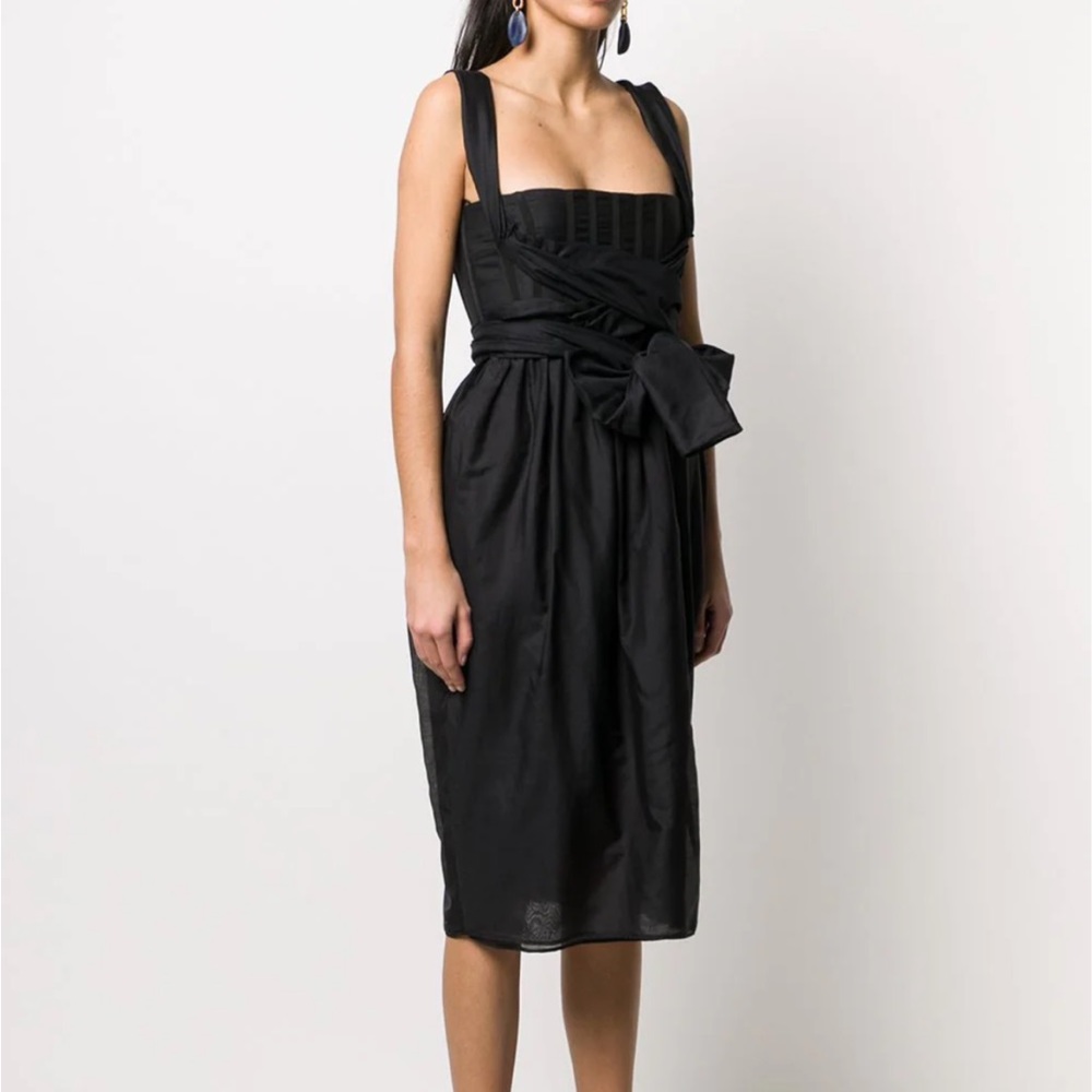 Brock Collection Black Corset Dress- Size 2